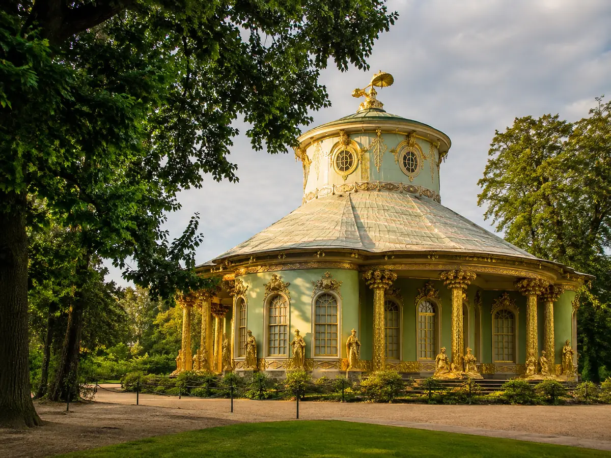 The gilded Chinese House in Sanssouci Park
